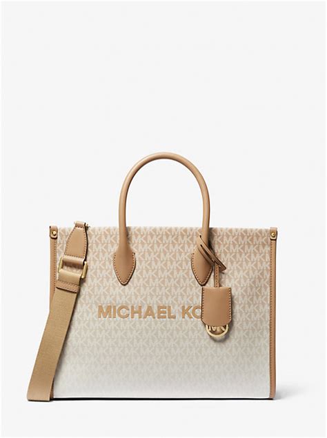 michael kors turquoise tote gold hardware|Michael Kors Mirella Medium Signature Logo Tote .